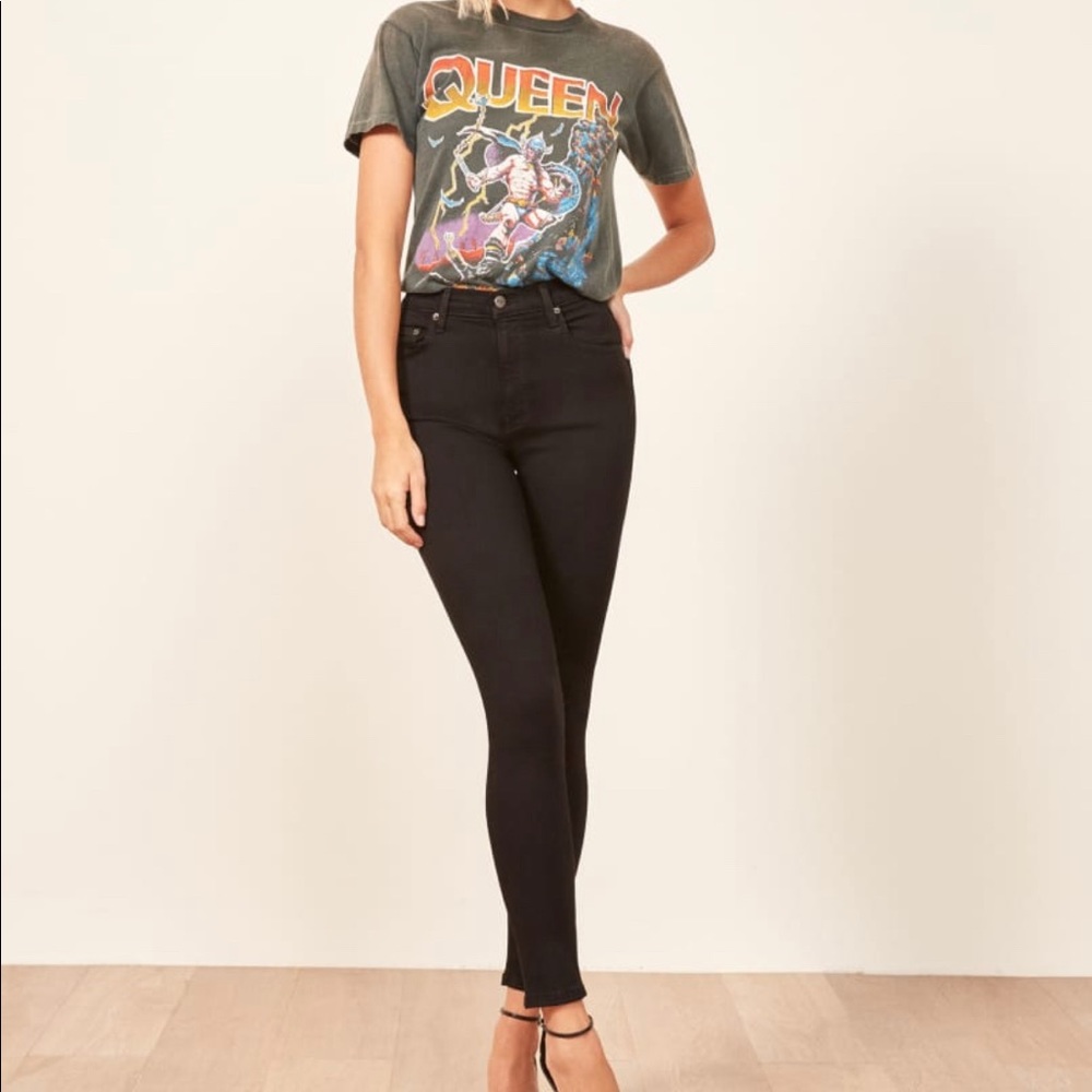 Reformation high and skinny jeans